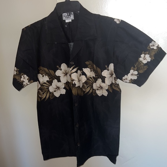 Men Paradise Style Hawaii button shirt small - Picture 2 of 9